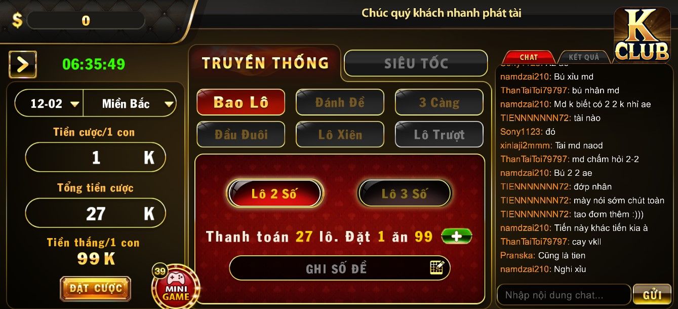 Trình tự các bước tham gia cá cược xổ số NC88