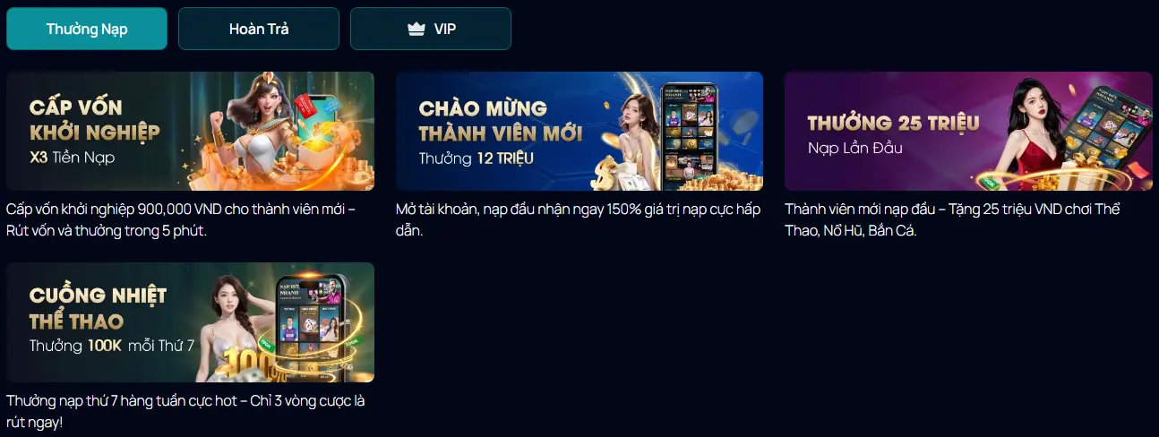 Khuyến mãi khủng, hoàn trả cực cao